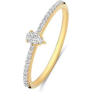 Isabel Bernard De la Paix Eloise 14 karat gold ring with diamond 0.10 carat IBD330043