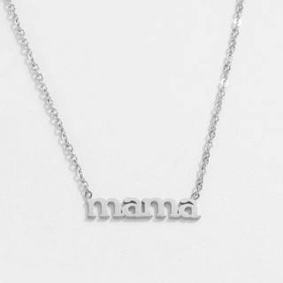 Muun Studios Mama Halskæde Sølv H020 - Sølv - Onesize