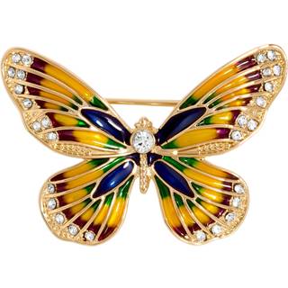 Jon Richard Jon Richard Gold Multicoloured Butterfly Brooch Gift Boxes