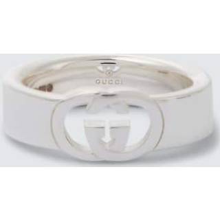 Gucci Interlocking G sterling silver ring - silver - 55MM