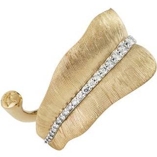 OLE LYNGGAARD COPENHAGEN Leaves 18 kt guld ring med 37 brillanter - Str. 53