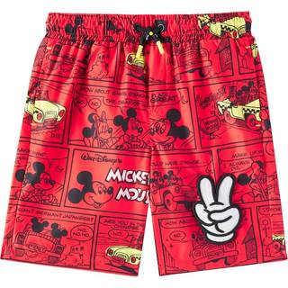 Marc Jacobs Kids x Mickey Mouse printed swim trunks - red - Y 4