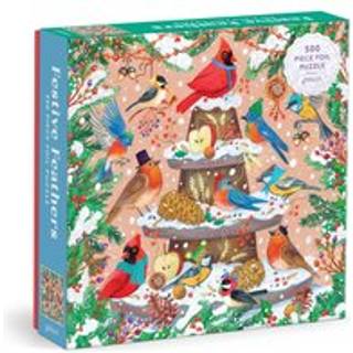 Festive Feathers 500 Piece Foil Puzzle