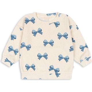 Konges Sløjd GOTS Itty Sweatshirt Bowie Blue Gold 3 Y  Creme  3 år  kvinde