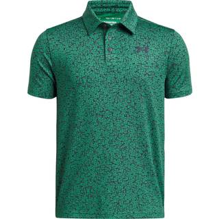 Under Armour Playoff Printed Boys' Polo Team Kelly Green / Midnight Navy / Midnight Navy YXS (122 - 127 cm)