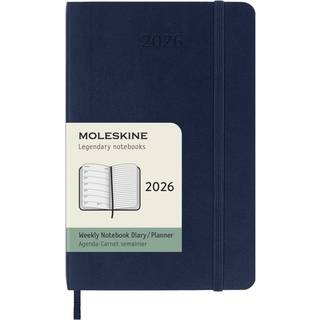 Moleskine 2026 Kalender | S | Uge | Poc. | Blå