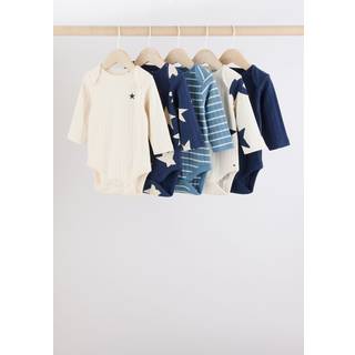 Next Langærmede babybodyer 5 Pakke