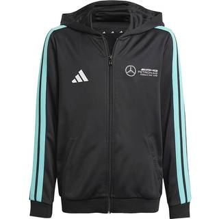 MERCEDES - AMG PETRONAS FORMULA ONE TEAM DNA FULL ZIP HOOD JAKKE - Black / White - 152