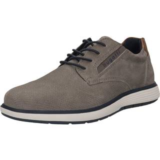 bugatti Herren Schnürschuhe grau Velours
