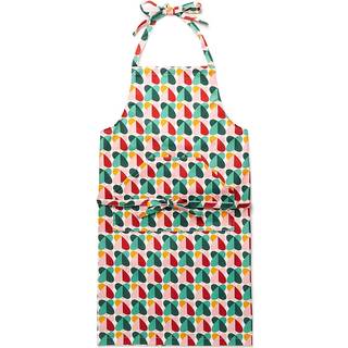 La DoubleJ Kitchen And Tools - 'Farfalle' apron in MULTICOLOUR Cotton