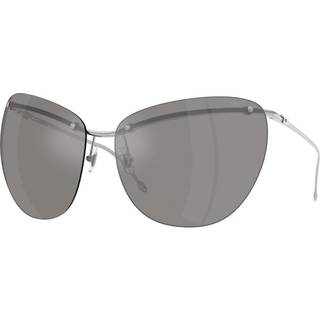 DIESEL Unisex DL1007 10016G Solbriller Metal Grå Grå Cat Eye Normal