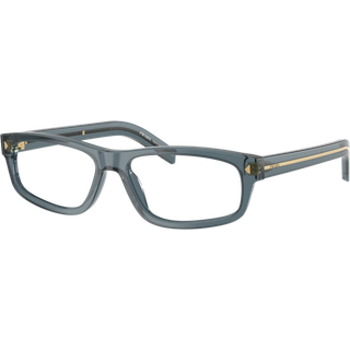 Prada PR B02VF Asian Fit 17T1O1 58 Briller Mænd Blue - Transparent Ocean Blue - 58mm