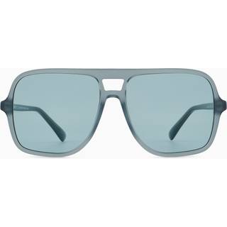 Emporio Armani Mand EA4252U 627065 Solbriller Acetat Blå Blå Pilot Normal