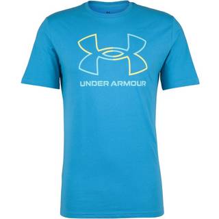 Under Armour Foundation Men's Short Sleeve Ether Blue / Sonic Yellow / Stream M