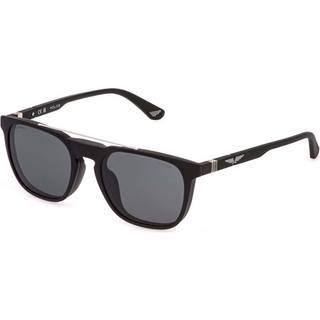 Police UPLQ67 ORIGINS LITE 33 With Clip-On U28P 52 Solbriller Mænd Black - Matte Black - 52mm