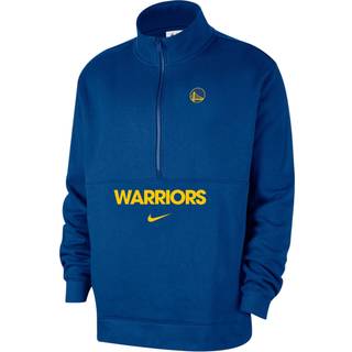 Golden State Warriors Club Courtside Nike NBA-trøje med 1/2 lynlås til mænd - blå - blå - M