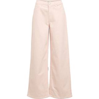 Stribet Jeans Med Vide Ben
