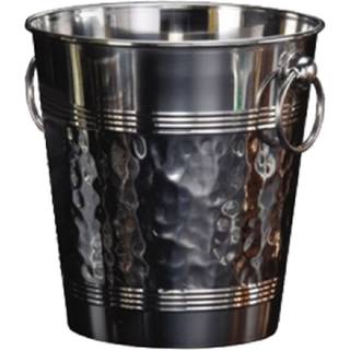 American Metalcraft WB9 hamrede rustfrit st?l champagne service spand s?lv 5-kvart