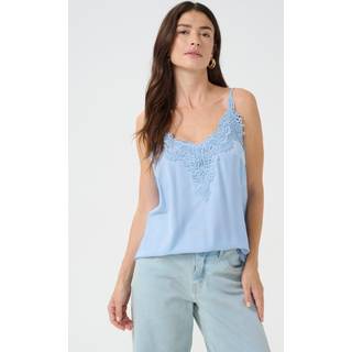 Cream CRAnna Top - Blå - Str 46 - Damer