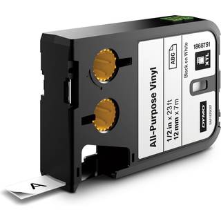Dymo Xtl Tape Vinyl 24Mmx7M Hvid-Sort
