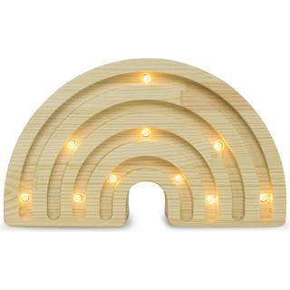 Little Lights Mini Lampe Regnbue, Wood