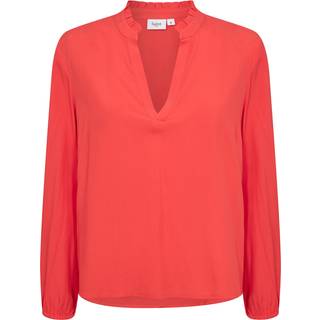 Saint Tropez EdaSZ Bluse - Rød - Str M - Damer