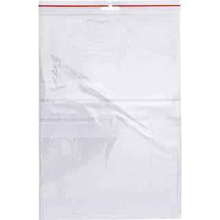 Q-connect lynlåsposer med skrivefelt 50my 230x320mm 1000stk