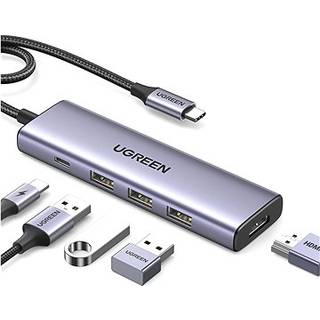 UGREEN USB-C Hub med 3x USB-A / 1x USB-C / 1x HDMI