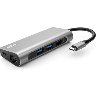iiglo 7-i-1 Slim Multiport Docking (lysegrå)