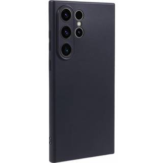 Samsung Galaxy S24 Ultra Anti-Fingeraftryk Mat TPU Cover - Sort