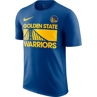 Golden State Warriors Courtside Nike NBA-T-Shirt til mænd - blå - blå