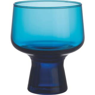 Iittala Solare glas på fod 29 cl 2-pak Elektrisk blå