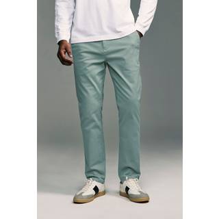 Next Teal Blue Slim Fit Stretch Chinos Trousers