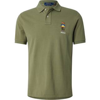 Polo Ralph Laurentil mænd. 710969633001 Grøn poloshirt i mesh (XL), Casual, Bomuld, Korte ærmer