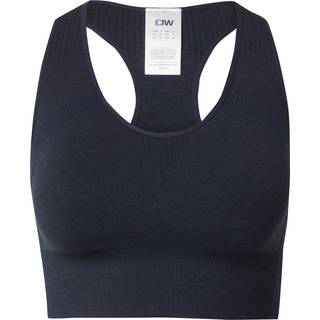 Soft Seamless Sports Bra Navy Melange