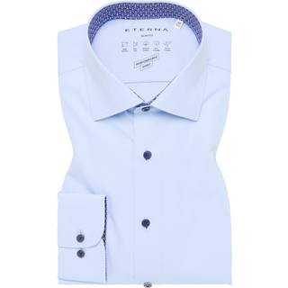 SLIM FIT Performance Shirt in light blue plain