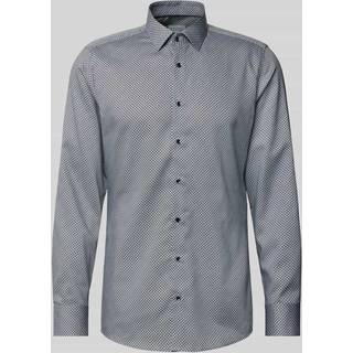 SLIM FIT Shirt in grey printed