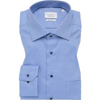MODERN FIT Shirt in blue structured