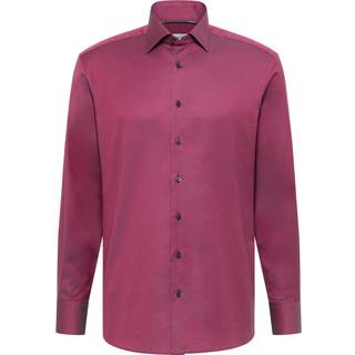 MODERN FIT Shirt in dark red structured