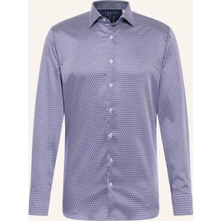 SLIM FIT Performance Shirt in dark blue printed