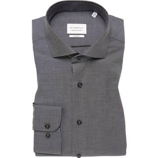 SLIM FIT Shirt in anthracite plain