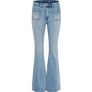 My Essential Wardrobe Dangomw 144 High X-Wide Bootcu Bukser 10705059 Light Blue Retro Wash (28/30)