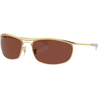 Ray - Ban Unisex RB3119M OLYMPIAN I DELUXE 001/C5 Solbriller Metal Guld Rød Rund Normal Antiblænding