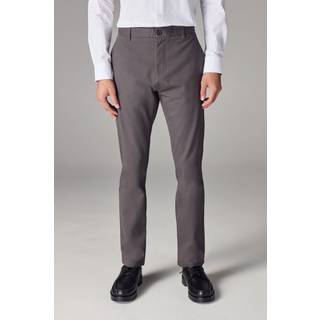 Next Grey Dark Skinny Fit Stretch Chino Trousers
