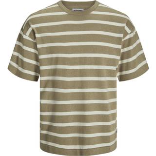 Ensfarvet Strikket T-shirt