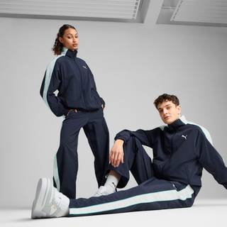 Puma T7 Oversized Track Pants Unisex, Blue, Size M, Clothing - New Navy - M