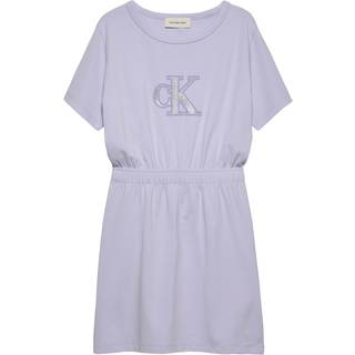 Relaxed Logo T-shirt Dress - Purple - 16 years (170 cm)