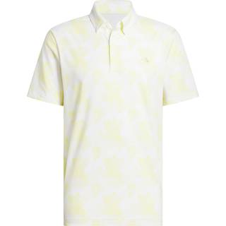 Go-To Printed polotrøje - White / Powder Yellow - S