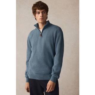 Next Normal pasform 100% Bomuld Premium Quarter Zip TrøjeX-Large Regular
