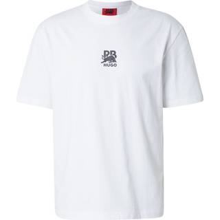 HUGO x RB-T-shirt i bomuldsjersey med kulfiberlogo